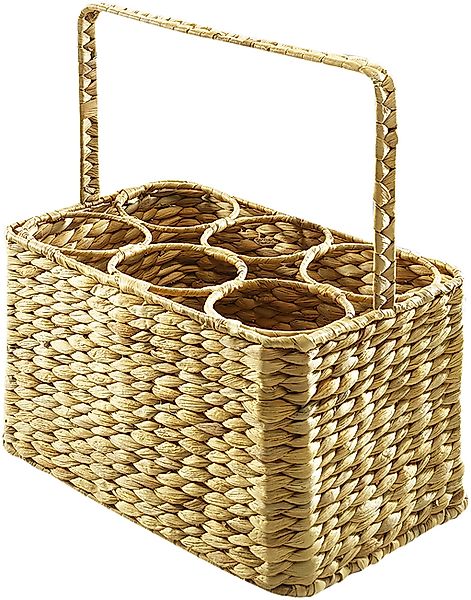 Kobolo Flaschenkorb Flaschenträger -Wasserhyazinthe- für 6 günstig online kaufen