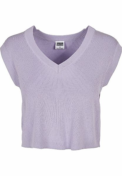 URBAN CLASSICS Sweatshirt "Urban Classics Damen Ladies Short Knittd Slip On günstig online kaufen