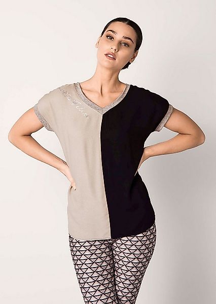 Alba Moda Print-Shirt Shirt im Materialmix günstig online kaufen