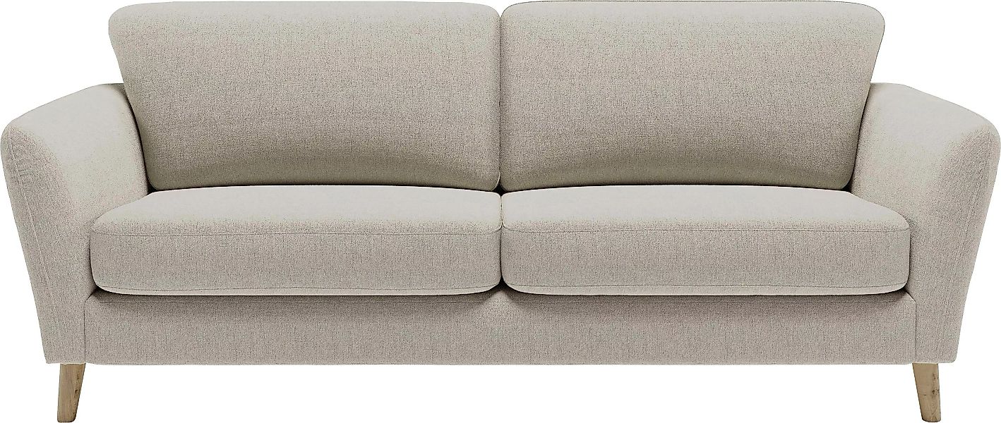Home affaire 3-Sitzer MARSEILLE Sofa 206 cm, mit Massivholzbeinen aus Eiche günstig online kaufen