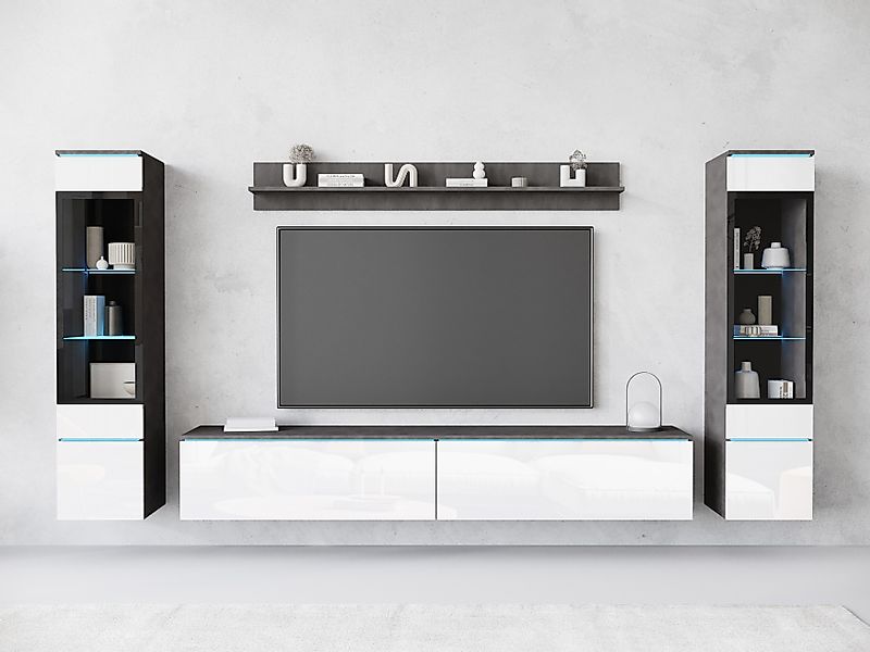 INOSIGN Wohnwand "VERA II" Komplett-Set, 4 Stk. tlg. günstig online kaufen