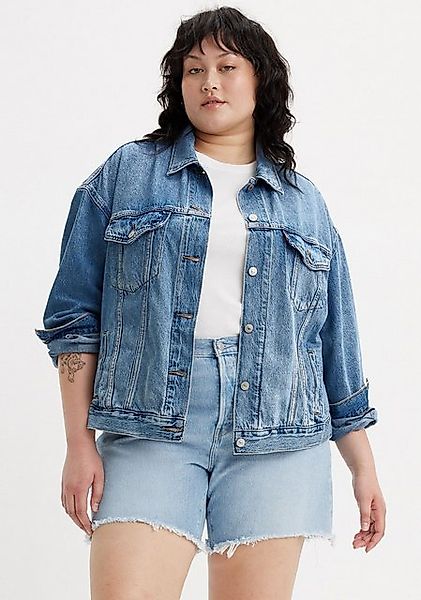 Levi's® Plus Jeansjacke TRUCKER in leichter Used-Waschung günstig online kaufen