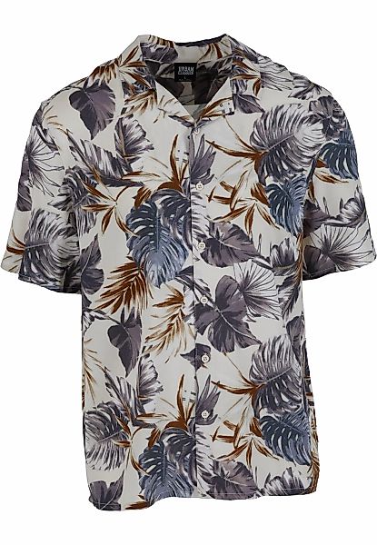 URBAN CLASSICS Kurzarmhemd "Urban Classics Herren Viscose AOP Resort Shirt" günstig online kaufen