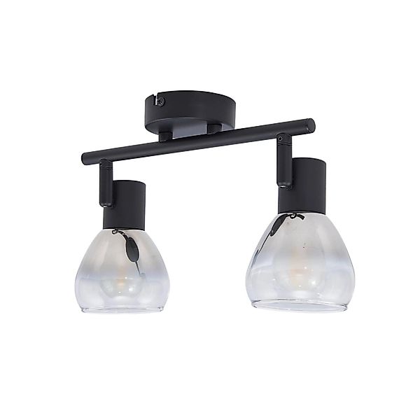 Lindby Deckenlampe Pendura 10031153 Modern in Alu aus Glas 2-flammig E14 Wo günstig online kaufen