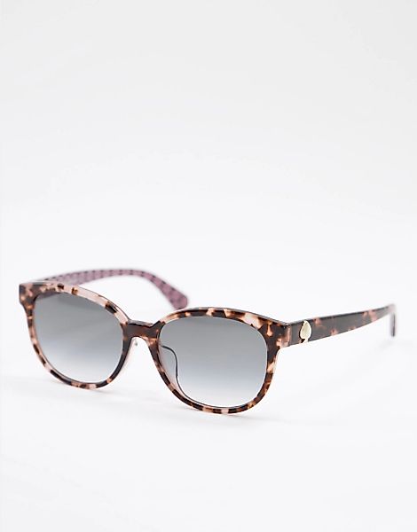 Kate Spade – Sonnenbrille mit eckigen Gläsern-Braun günstig online kaufen
