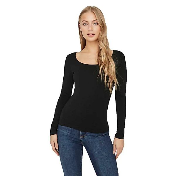 Vero Moda Maxy My Sofu Neck Langarm-t-shirt XL Black günstig online kaufen
