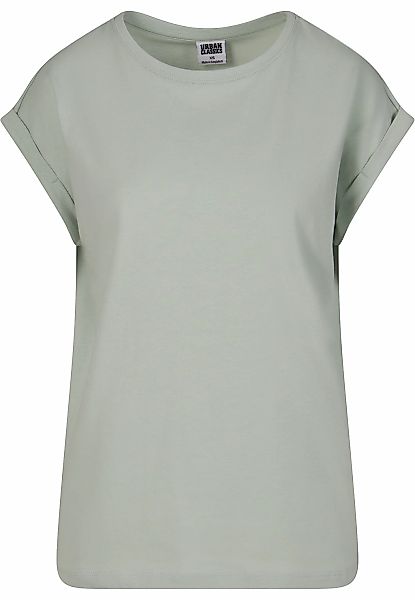 URBAN CLASSICS Kurzarmshirt "Urban Classics Damen Ladies Extended Shoulder günstig online kaufen