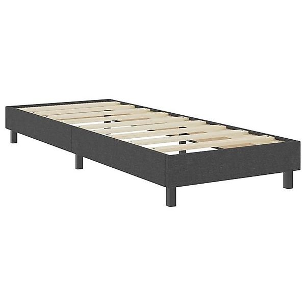 furnicato Bettgestell Boxspring-Grau Stoff 100x200 cm (1-tlg) günstig online kaufen