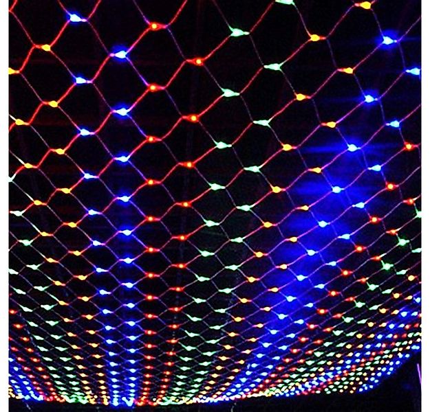 Rosnek Lichternetz Lichtervorhang mit Stecker, 8 Modi, Speicherfunktion, 31 günstig online kaufen