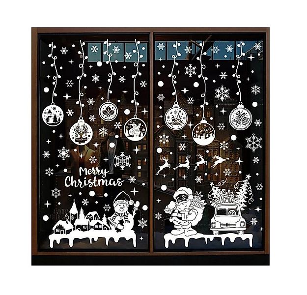 Coonoor Fenstersticker Fensteraufkleber Weihnachten Schneeflocken Weihnacht günstig online kaufen