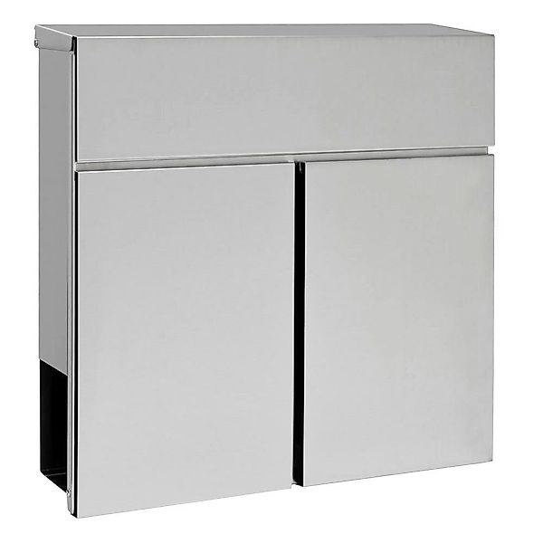 V2Aox Wandbriefkasten Edelstahl Modern Briefkasten Wandmontage günstig online kaufen