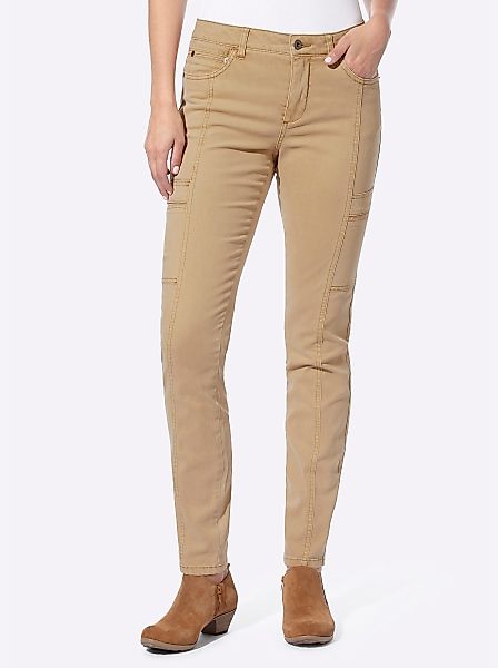 heine Jerseyhose Twill-Hose Innenbeinlänge ca. 77 günstig online kaufen