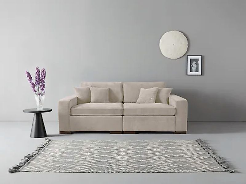 Home affaire 2-Sitzer »Skara«, Lounge-Sofa mit Federkernpolsterung, in viel günstig online kaufen