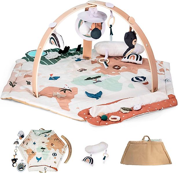 BabyGo Spielbogen Bianca World, 3D-Activity-Spielmatte günstig online kaufen