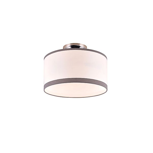 REALITY Leuchten Deckenleuchte »DAVOS, Deckenlampe mit Stoffschirm exkl 2xE günstig online kaufen