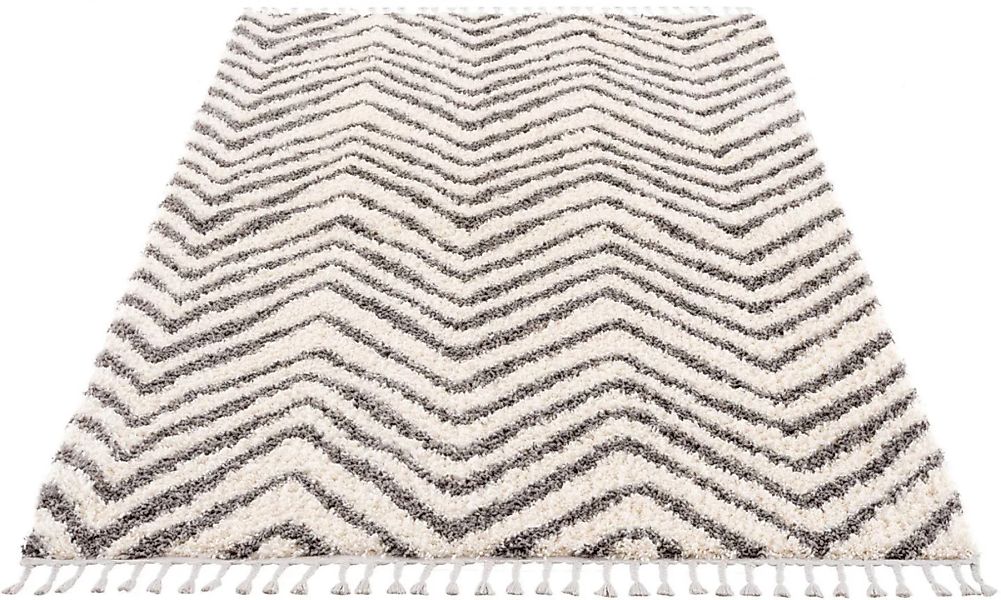 carpet city® Hochflor Teppich Pulpy 531 Creme creme Gr. 240 x 340 günstig online kaufen