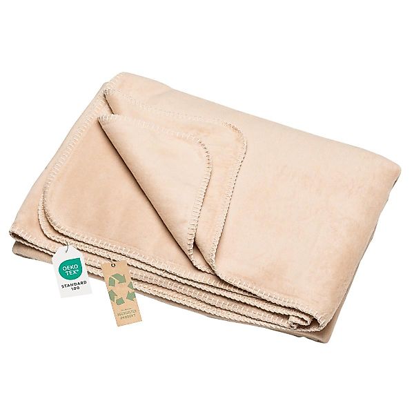 Fussenegger nachhaltige Wohndecke Prato zement Schlafdecke 150x200 günstig online kaufen