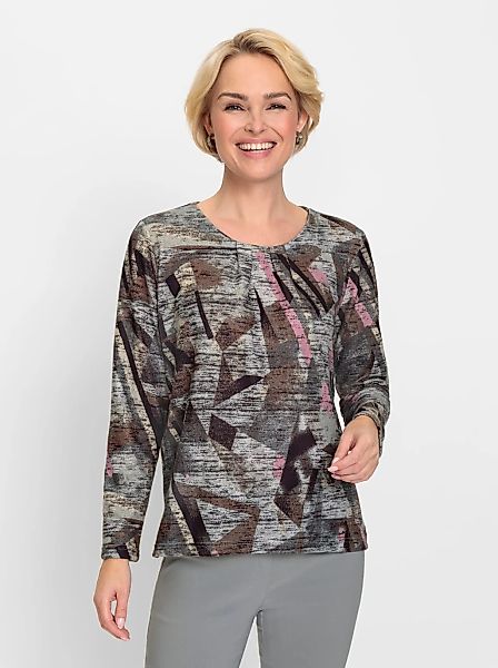 Inspirationen Langarmshirt "Druck-Shirt", (1 tlg.) günstig online kaufen
