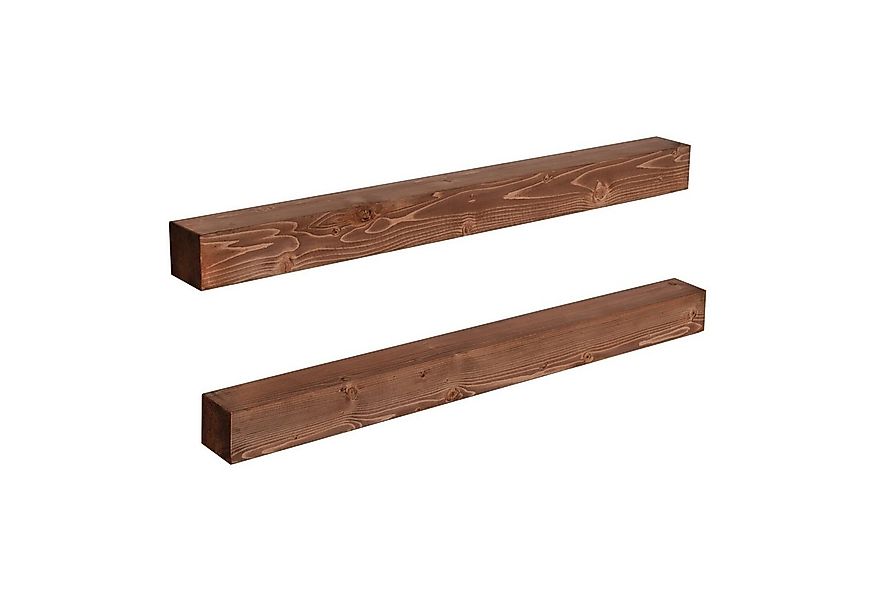 en.casa Wandregal, 2-tlg., »Munkebo« Wandboard im 2er Set 100 x 9 x 9 cm De günstig online kaufen