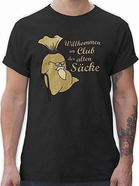 Shirtracer T-Shirt Willkommen im Club der alten Säcke 50. Geburtstag günstig online kaufen