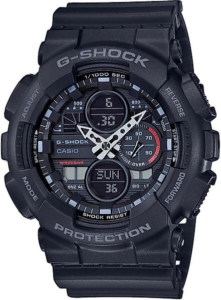 CASIO G-SHOCK Chronograph GA-140-1A1ER, Quarzuhr,Armbanduhr,Herrenuhr,digit günstig online kaufen