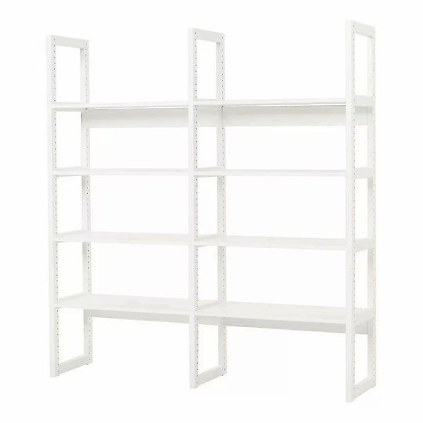 Regal Bücherregal in Weiß Lackierung auf Wasserbasis günstig online kaufen