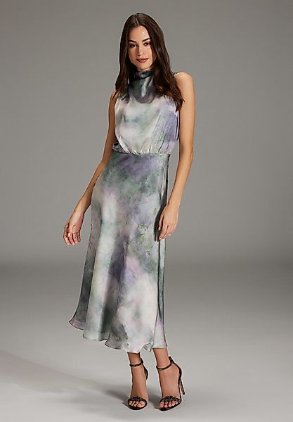 SWING Cocktailkleid Taillierter Schnitt mit fließendem günstig online kaufen