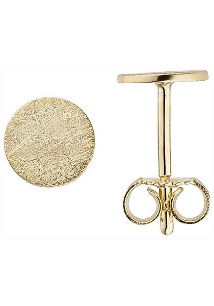 JOBO Paar Ohrstecker, 333 Gold eismatt 5,9 mm günstig online kaufen