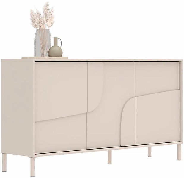 OTTO home Sideboard "Stone, 155 cm breit, 3 Türen, Anrichte, Kommode, Staur günstig online kaufen