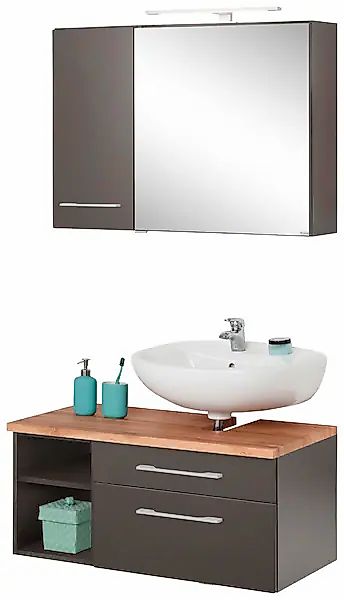 welltime Badmöbel-Set »Davos« 3 Stk. tlg. günstig online kaufen