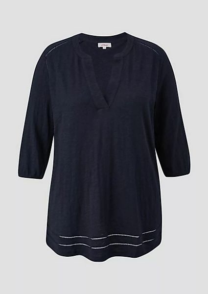 s.Oliver 3/4-Arm-Shirt 3/4-Arm-Bluse aus Viskosestretch günstig online kaufen