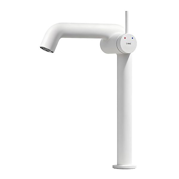 Emke Wasserhahn Bad 332 x 220 x 76 mm Weiß Matt Wasserhahn Waschtischarmatu günstig online kaufen