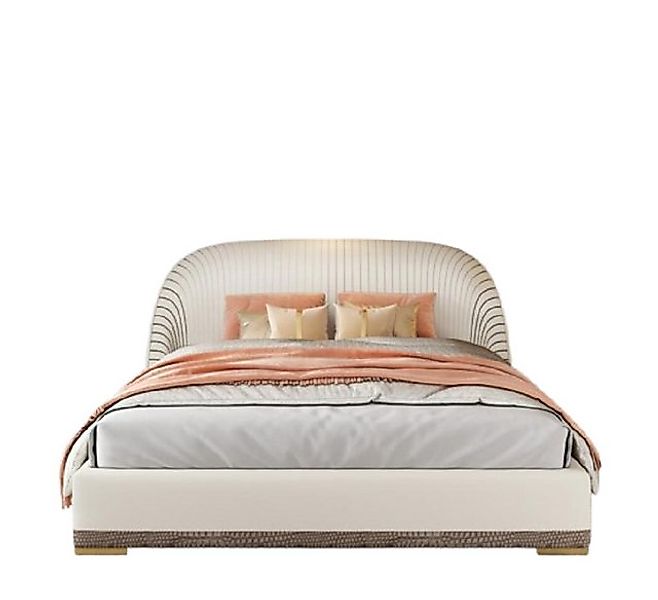 Xlmoebel Bett Neu Luxuriöses Hotel-Schlafzimmer Designer Doppelbett (1-tlg. günstig online kaufen