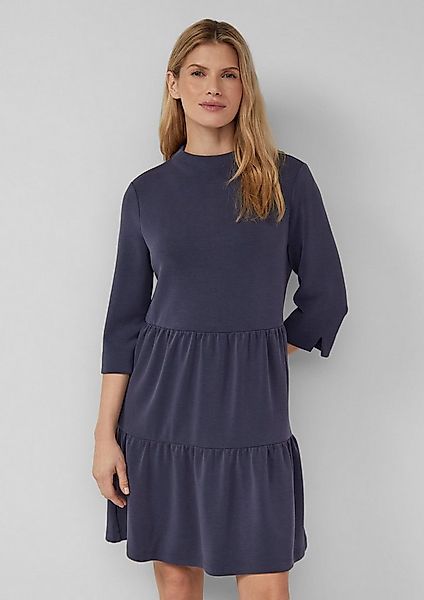 s.Oliver Minikleid Kleid Kurzes Stufen-Kleid aus Scuba günstig online kaufen