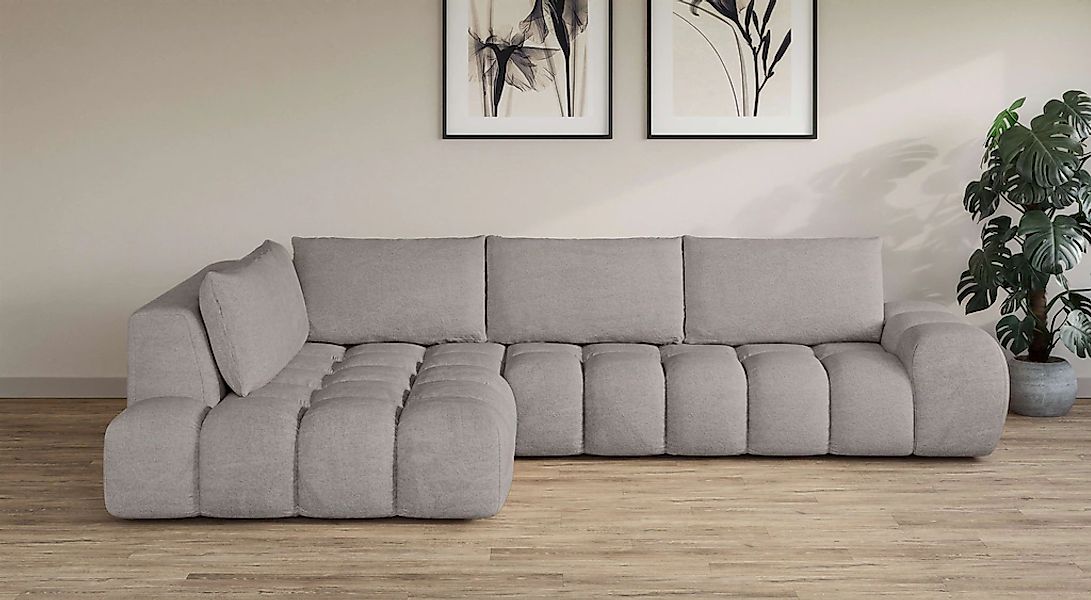 INOSIGN Ecksofa "AZITA klein, L-Form, elegant und bequem Designsofa in Bubb günstig online kaufen