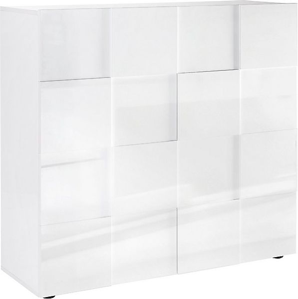 INOSIGN Highboard Dama Höhe 111 cm, Breite 121 cm, Kommode 2 Türen, Hochkom günstig online kaufen