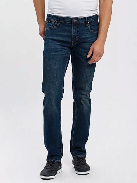 Cross Jeans Herren Jeans Damien - Slim Fit - Blau - Stone günstig online kaufen