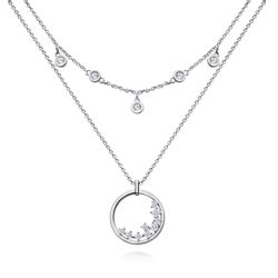 Lisandra Scott Kette mit Anhänger Doppelhalskette günstig online kaufen