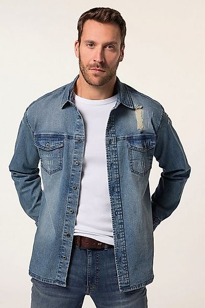 JP1880 Businesshemd JP 1880 Jeanshemd FLEXNAMIC® Denim Langarm günstig online kaufen