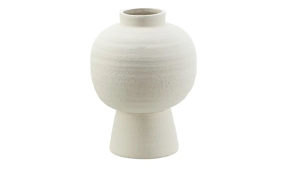HOME STORY Vase   ¦ weiß ¦ Terracotta ¦ Maße (cm): H: 33  Ø: 25 Accessoires günstig online kaufen