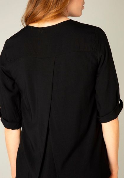 Base Level Shirtbluse mit V-Ausschnitt günstig online kaufen