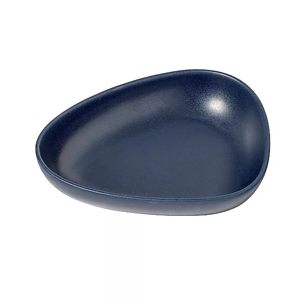 LIND DNA STONEWARE Curve Stoneware Suppenteller navy blue (blau) günstig online kaufen