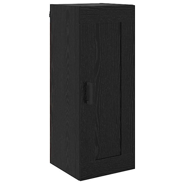 vidaXL Wandschrank Schwarz Eichen-Optik 34,5 x 34 x 90 cm 882438 günstig online kaufen
