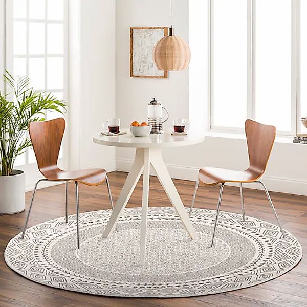 Livabliss Teppich »MONACO«, rund, 14 mm Höhe, Skandinavischer Teppich, Kurz günstig online kaufen