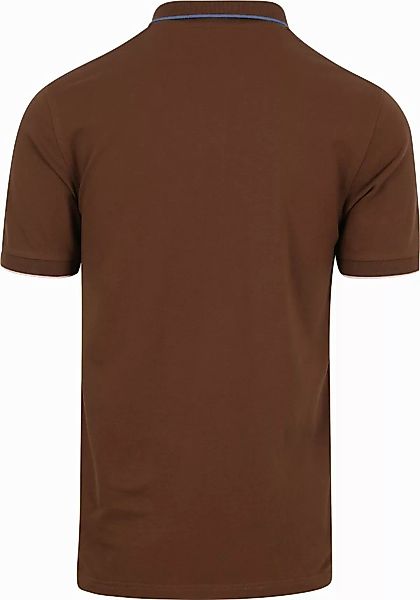 Sun68 Poloshirt Small Stripe Collar Braun - Größe XL günstig online kaufen