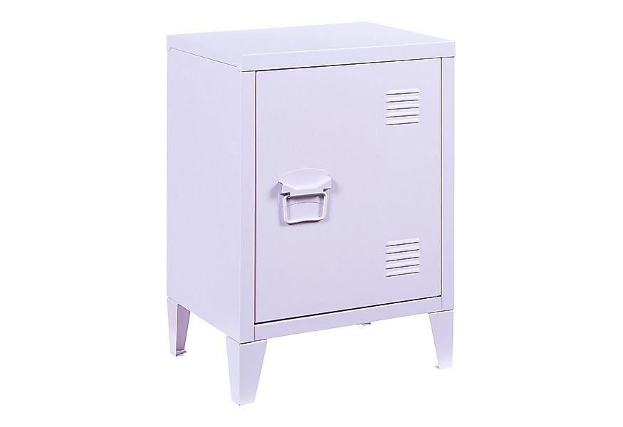 en.casa Nachtschrank (1-St) »Inari« mit Türgriff links Stahl 57 x 40 x 30 c günstig online kaufen