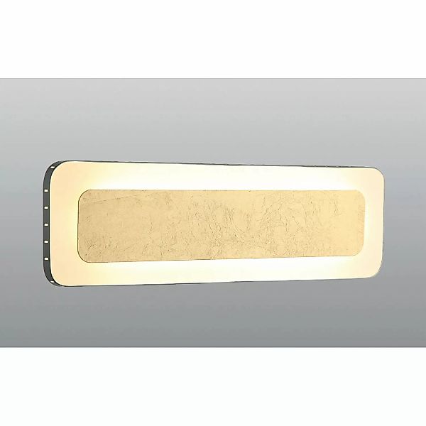 Luce Design LED-Wandleuchte Solaris 9051 L 1-flammig Gold 40 cm x 12 cm günstig online kaufen