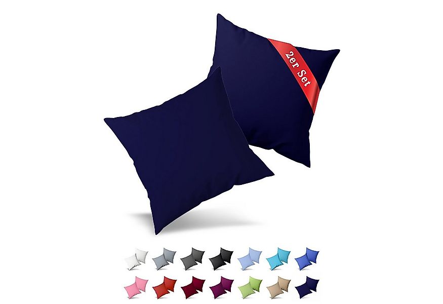 Buymax Kissenbezüge Kissenbezug 100% Baumwolle Premium Jersey, (2 Stück), K günstig online kaufen