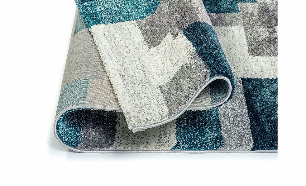 Kurzflorteppich   ¦ grau ¦ Synthetische Fasern ¦ Maße (cm): B: 240 H: 2 Tep günstig online kaufen