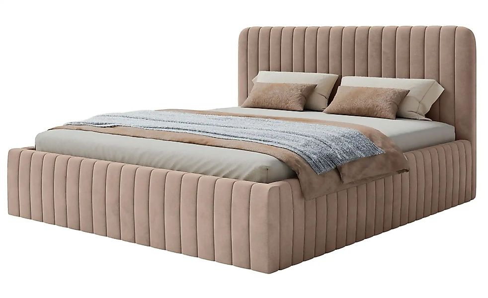 Selsey Polsterbett mit Bettkasten Saliano ¦ beige ¦ Maße (cm): B: 193 H: 10 günstig online kaufen